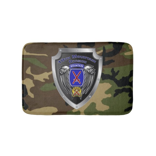 10. Gebirgsdivision  Badematte (Vorderseite)