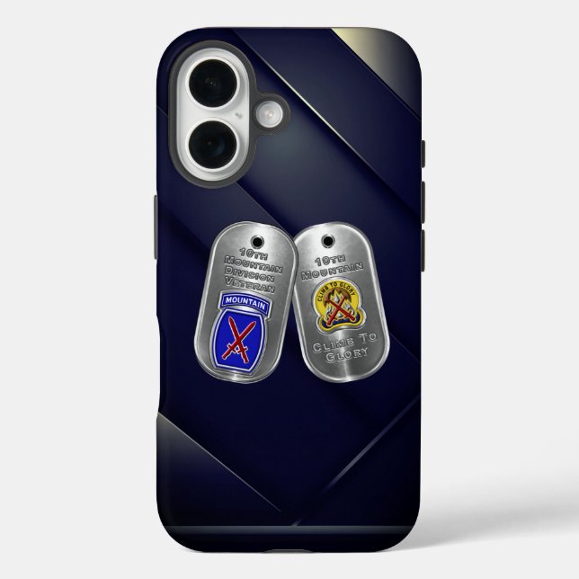 10. Gebirgsdivision  Case-Mate iPhone Hülle (Rückseite)
