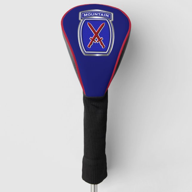 10. Gebirgsdivision   Golf Headcover (Vorderseite)