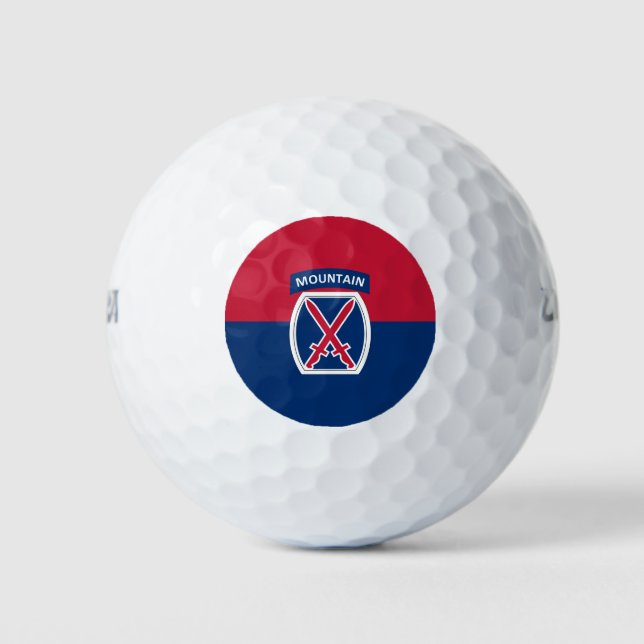 10. Gebirgsdivision Golfball (Vorderseite)