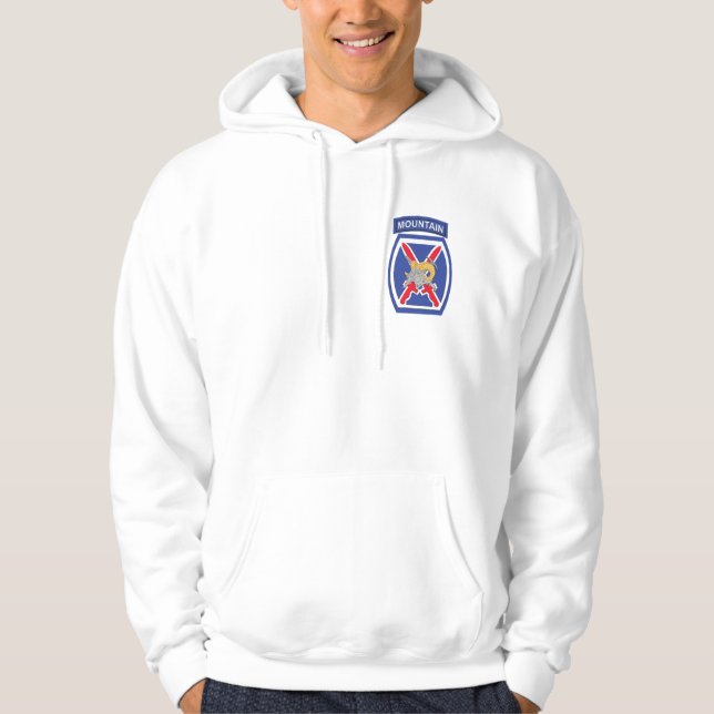 10. Gebirgsdivision Hoodie (Vorderseite)