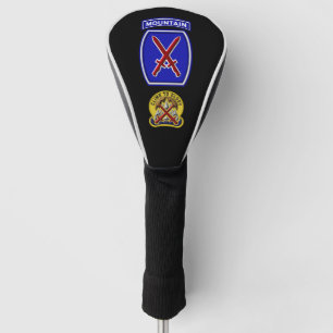10. Gebirgsdivision Patch Einheit Insignien Golf Headcover