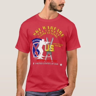 10. Gebirgsdivision Ski Kriegsführung Skikampf Win T-Shirt