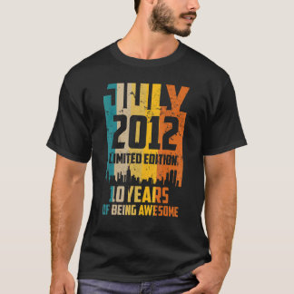 10. Geburtstag 10 Jahre Phantastisch seit Juli 201 T-Shirt