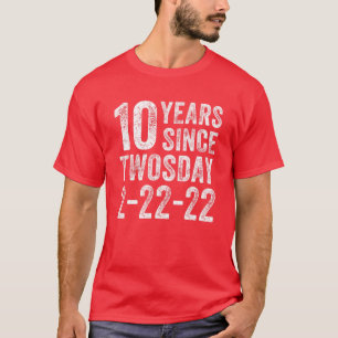 10. Geburtstag 2022 10 Jahre alt Geboren im Februa T-Shirt