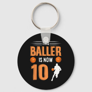 10. Geburtstag Basketball Dieser Baller ist jetzt Schlüsselanhänger