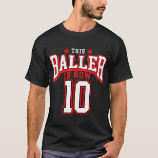 10. Geburtstag Basketball über 10 Jahre alt T-Shirt
