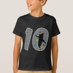 10. Geburtstag Boulderparty 10 Jahre alte Bday Jun T-Shirt