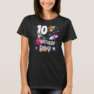10. Geburtstag Boy Astronaut Space 10 Jahre alt Ro T-Shirt
