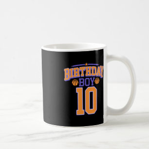 10. Geburtstag Boy Basketball Lover 10 Jahre Altes Kaffeetasse