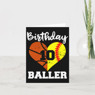 10. Geburtstag Byller Spaß 10 Jahre alt Softbyll B Karte