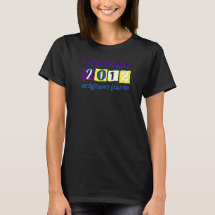 10. Geburtstag Cool Graphic T-Shirts 2012 Vintag O