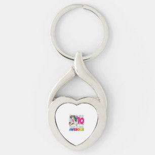10. Geburtstag Dabbing Einhorn Party Geschenk 10 J Schlüsselanhänger
