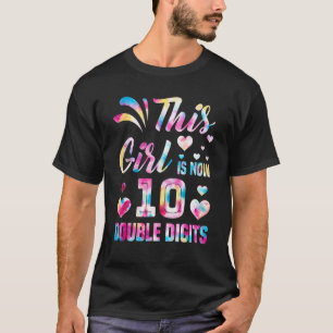 10. Geburtstag dieses Mädchen ist jetzt 10 doppelt T-Shirt
