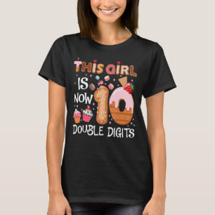 10. Geburtstag dieses Mädchen ist jetzt 10 Jahre a T-Shirt