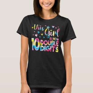 10. Geburtstag dieses Mädchen ist jetzt 10 zweiste T-Shirt