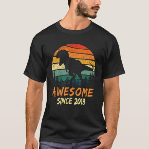 10. Geburtstag Dinosaurier 10 Jahre Jungen Phantas T-Shirt