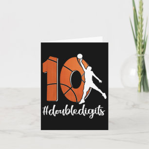 10. Geburtstag doppelte Ziffern zehn Bysketbyll fü Karte