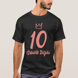 10. Geburtstag Doppelziffern 10 Mädchen 10 Jahre T-Shirt