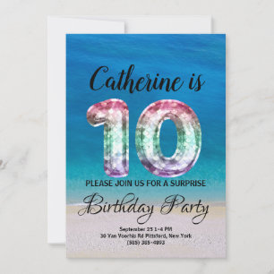 10. Geburtstag Einladung