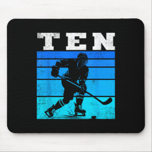 10. Geburtstag Eishockey Boys Ten Hockey Geburtsta Mousepad