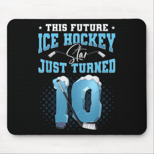 10. Geburtstag Eishockey Mousepad