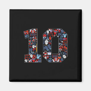 10. Geburtstag Eishockey Thema 10 Jahre alte Party Magnet