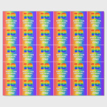 10. Geburtstag: Farbiges, lustiges Regenbogenmuste