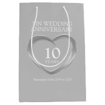 10. Geburtstag Foto Geschenktasche