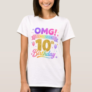 10. Geburtstag Freund OMG Es ist der 10. lustige G T-Shirt