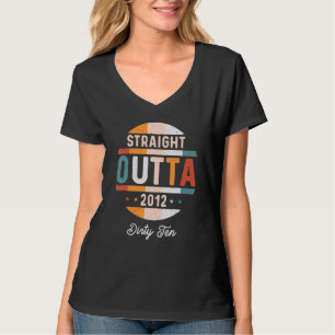10. Geburtstag Funny Vintage T-Shirts Straight Out