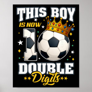10. Geburtstag Fußball Dieser Junge ist jetzt 10 z Poster