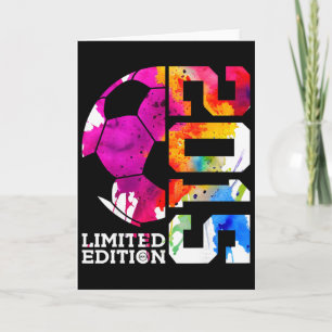 10. Geburtstag Fußball Limitierte Auflage 2015 Karte