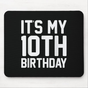 10. Geburtstag Fußballspieler Jungen Party-Feier Mousepad