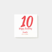 10. Geburtstag Hinzufügen Name Datum Jahr rote Vor