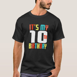 10. Geburtstag ist mein 10. Geburtstag 10 Jahre al T-Shirt