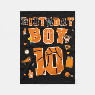 10. Geburtstag Junge 10 Jahre Sketll Party Zehn Ja Fleecedecke
