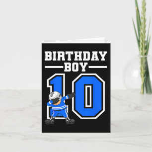 10. Geburtstag Junge Eishockey Kinder 10 Jahre alt Karte