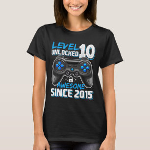 10. Geburtstag Junge Level 10 Gamer 10 Jahre Video T-Shirt