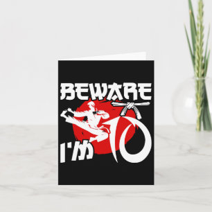 10. Geburtstag Karate 10 Jahre Alte Karate Geburts Karte