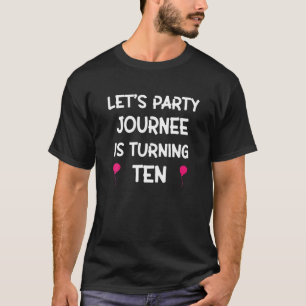 10. Geburtstag mit dem Namen 10-jähriges Mädchen T-Shirt
