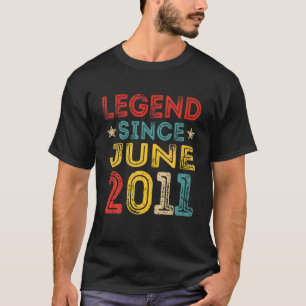10. Geburtstag seit Juni 2011 erschüttert 10 T-Shirt
