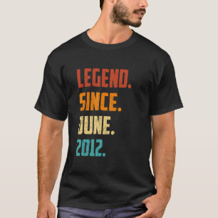 10. Geburtstag seit Juni 2012 10 Jahre alt T-Shirt