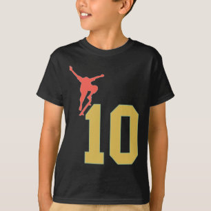 10. Geburtstag Skateboard-Liebhaber Skater 10 Jahr T-Shirt