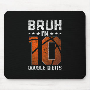 10. Geburtstag Sketll Bruh Ich bin zweistellig 10 Mousepad