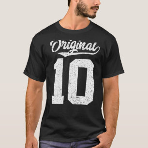 10. Geburtstag und Original zehn T-Shirt