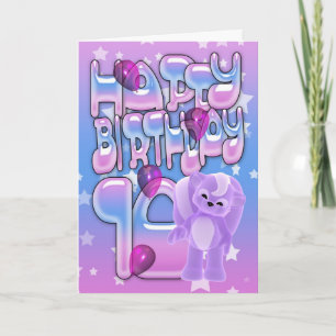 10. Geburtstags-Karte, alles Gute zum Geburtstag Karte