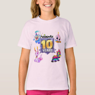 10. Geburtstags-Logo T-Shirt