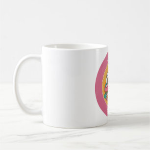 10. Geburtstags-Name Rollschuh süß rosa Kaffeetasse