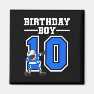 10. Geburtstagsgeschenk 10 Vintag Hockey Geburtsta Magnet